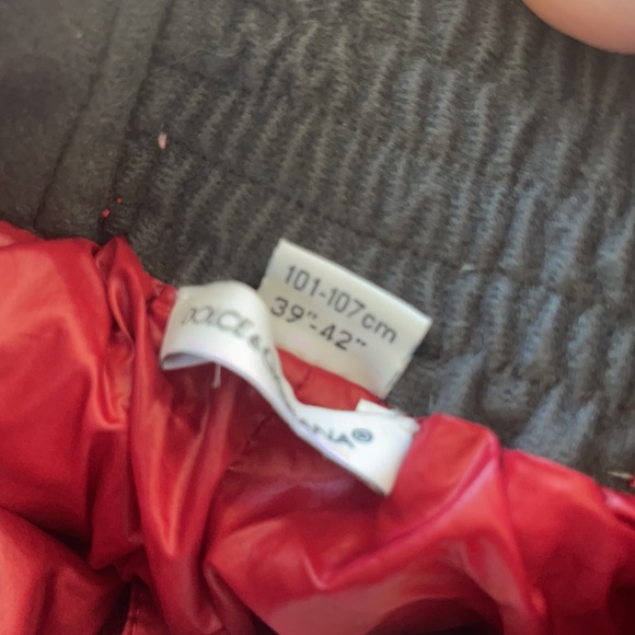 Dolce & Gabbana Ski Milano Italy Red Snow Pants - Picture 7 of 9